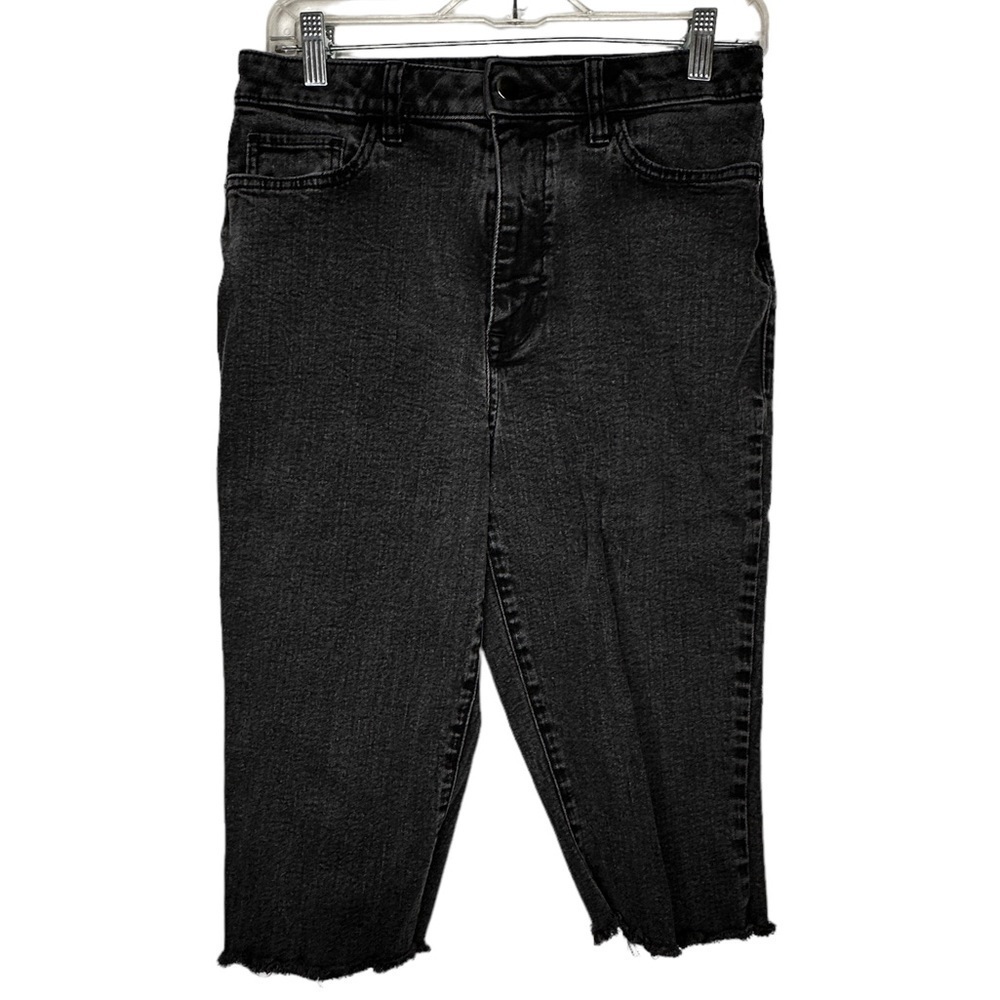 Elizabeth &‎ James Black Cropped Jeans